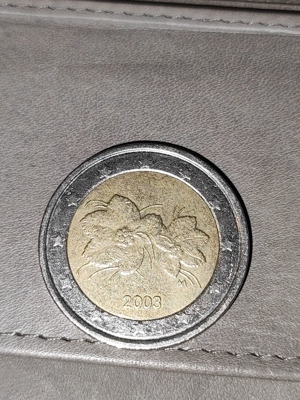 2 Euro Münze aus 2003 Bild 1