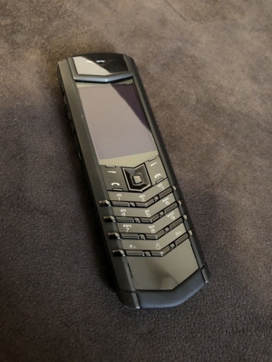 Vertu Signature S Pure Black 100 % Original