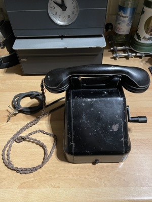 Kurbeltelefon SABA Streckentelefon OB46