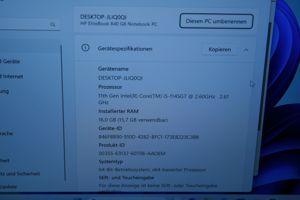 HP EliteBook 840 G8 Notebook GARANTIE i5 11th 16GB 512GB TOP w.NEU Bild 10