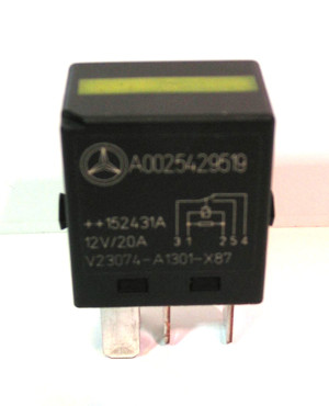 Original Mercedes-Benz Relais Nr. A0025429519   V23074-A1301-X87 - 12V 20A Bild 2