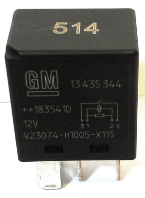 Original GM Opel Relais Nr. 514   13435344   V23074-H1005-X115 - 12V - Menge wählbar