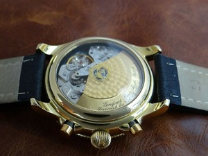 Gigantische LONGINES 6745 CHRONOGRAPH SWISS Automatic Herren Uhr in 18K 750 Gold Bild 6