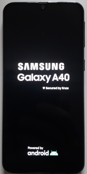 Samsung Galaxy A 40 Duos in black Bild 3