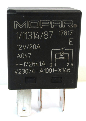 Original MOPAR Relais Nr. 1 11314 87 - 11131487 - V23074-A1001-X146 - 12V 20A