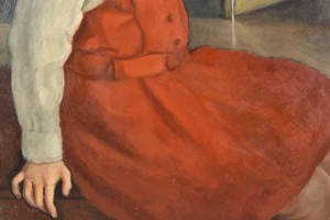 Gemälde, Mädchenporträt, verso sign. O.Nagel '40 Bild 3