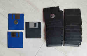 19 Stück leere Floppy Disk Disketten 3,5" Zoll