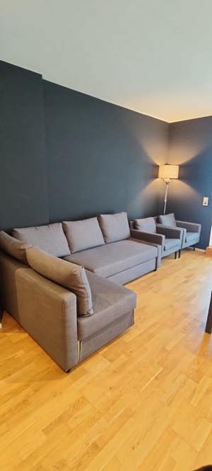 IKEA Sofa + 2x Sessel + extra Kissen  Bild 2