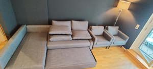 IKEA Sofa + 2x Sessel + extra Kissen  Bild 3