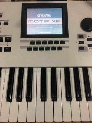 Yamaha Motif XF7 Keyboard Synthesizer WHITE Anniversary (MINT) Bild 2
