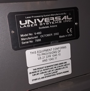 Universal Laser Systems ULS V-460 50 watt Co2 Laser Engraver Cutter 24 x 18 Bild 2