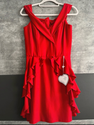Rotes Kleid Marke Lou  Bild 1