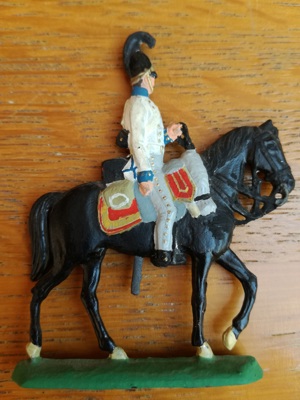 2 Zinnsoldaten Preußische Kürassiere zu Pferd, fein und authentisch bemalt, 1790-1815 Bild 3
