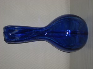 Vase, blau Bild 2