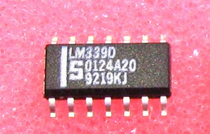Signetics IC LM339D Quad Differential Voltage Comparator 14 pins - NOS New Old Stock - Menge wählbar Bild 2