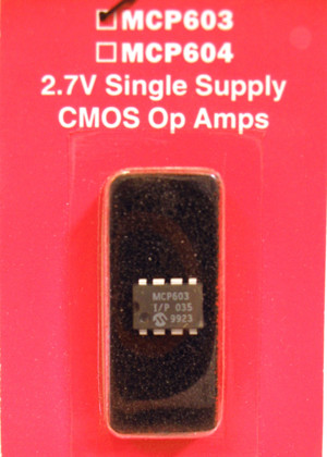 1 Stück - Microchip - MCP603 - 2.7V Single Supply CMOS Op Amps - Neu + OVP Bild 4