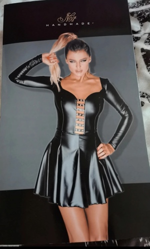 Neues Dress sexy Kleid Noir Handmade  Bild 1