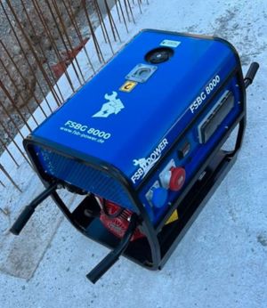 7,5 kVA Stromerzeuger Stromaggregat IP54 - Baustellenaggregat Bild 2