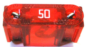 Littelfuse   Sicherung 299 - 32V   50A - 46046  - rot - neuwertig Bild 2