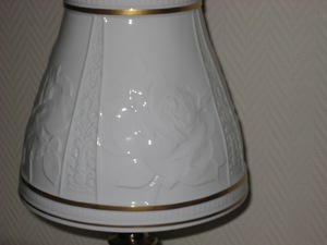 Lithophanie-Lampe, Porzellanschirm Bild 8
