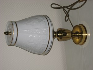Lithophanie-Lampe, Porzellanschirm Bild 2