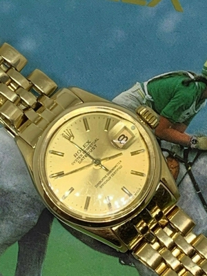 Rolex Datejust750er GoldDamenarmbanduhrRolex Lady 18K Automatik