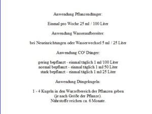 Wasseraufbereiter, Wasserpflanzendünger, CO 2 Dünger, NPK-Düngekugeln Bild 8