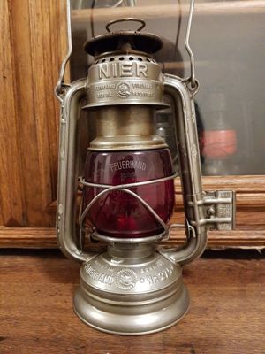  Nier Feuerhand 275 US Export mit rot durchgefärbten Jenaer Glas 