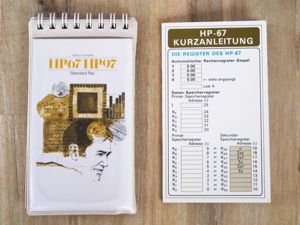  HEWLETT PACKARD HP-67 Programmierbarer Taschenrechner +Akku+Ladegerät+Zubehör ua Bild 5