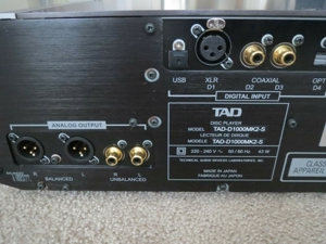 TAD D1000MK2 3 in 1 SACD-Spieler + DAC +Vorverstärker Bild 2