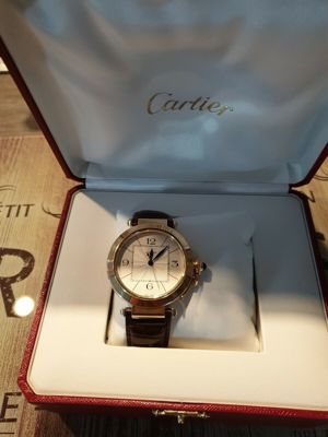 Cartier Pasha 18K 750er Massiv Gold Ref 2726 Automatik Herrenuhr 100% original Bild 1