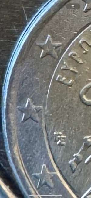 Fehlprägung 2 Euro 2002 - "S" Fehlprägung Griechenland mit dezentralen Sternen - Sammlermünze Bild 3