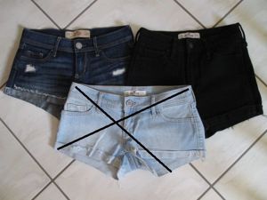 Jeans Short Gr. 164 23 Hollister 2 Stück, neuwertig