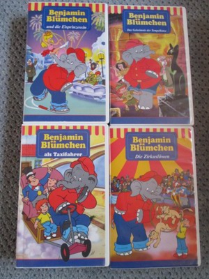 VHS Benjamin Blümchen,Peter Pan,Märchen,Tabaluga 17 Stück Bild 3