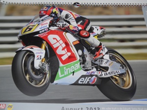 Motorrad Rennsport Kalender, 2013 Bradl Moto GP Sammler Bild 2