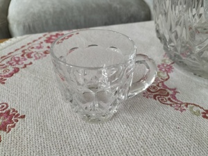Bleikristall Bowle mit 6 Gläsern sehr gut erhalten  Bild 4