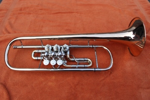Konzerttrompete in B von A.E. Fischer aus Bremen gebraucht zu verkaufen Bild 2