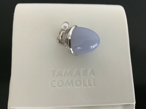 Tamara Comolli Mikado XL Blauer Chalcedon Anhänger 18K Weißgold Bild 4