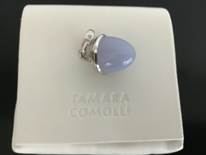 Tamara Comolli Mikado XL Blauer Chalcedon Anhänger 18K Weißgold Bild 5