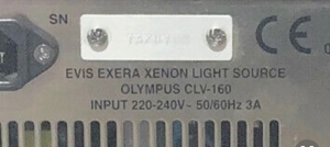 Olympus EVIS Exera CV-160 Video Processor CLV-160 Light Source & MAJ-843 Pigtail Bild 1