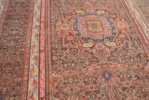 Großer alter Teppich, Maße 607x316 cm, arabisch signiert bezeichnet Bild 8