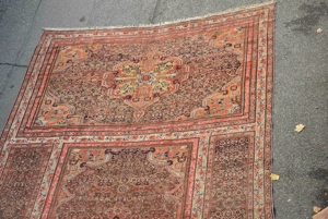 Großer alter Teppich, Maße 607x316 cm, arabisch signiert bezeichnet Bild 6