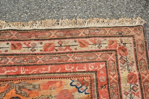 Großer alter Teppich, Maße 607x316 cm, arabisch signiert bezeichnet Bild 7
