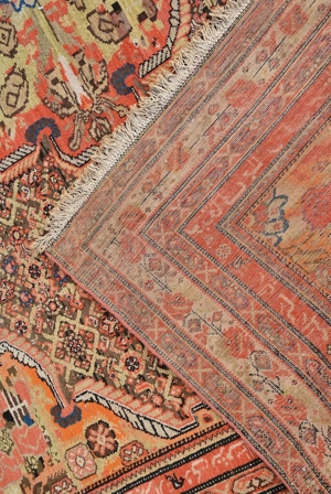 Großer alter Teppich, Maße 607x316 cm, arabisch signiert bezeichnet Bild 4