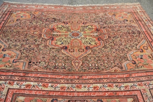 Großer alter Teppich, Maße 607x316 cm, arabisch signiert bezeichnet Bild 9