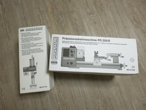 Drehmaschine Proxxon PD 250E, Fräs-Bohrkopf PF230, Kreuztisch und viel mehr Bild 10