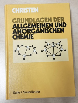 H. R. Christen Grundlagen der allgemeinen u. anorganischen Chemie Bild 1