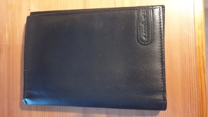 Brieftasche, echt Leder, schwarz, wenig benutzt Bild 2