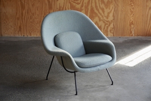 Knoll Womb Chair + Ottoman by Eero Saarinen Bild 7