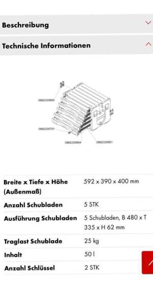 Würth Schubladen-box Orsy Bull Bild 3